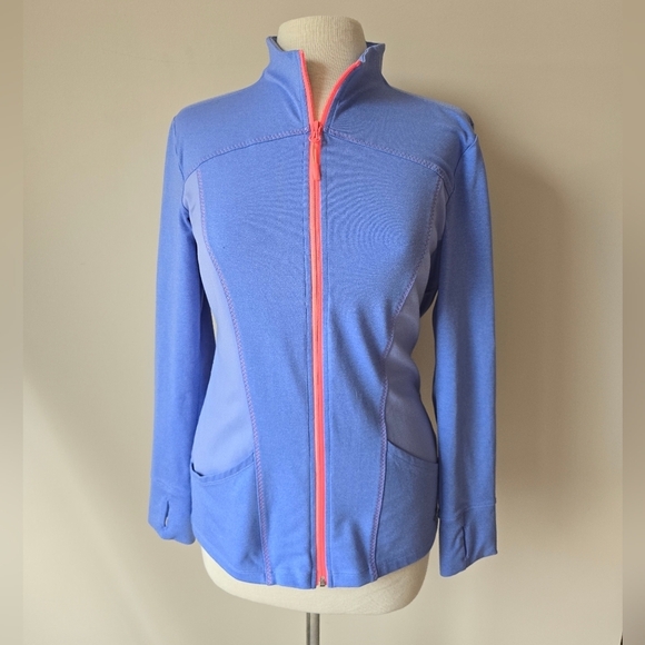 The North Face Women's Active  Blue And Orange Zip Up Women's Size M. - Picture 1 of 7